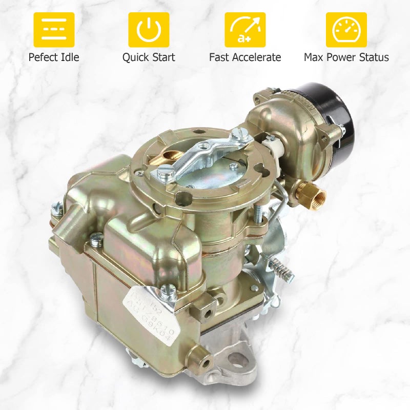 AUXMART Carburetor for Carter YF Type Fits for Ford 240 250 300 YF C1YF 6 Cylinder CIL Engine 1975-1982 D5TZ9510AG - Image 3